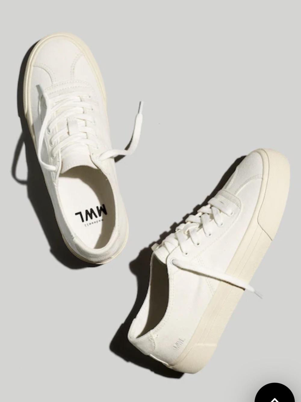 Madewell Sidewalk Low-Top Canvas Sneakers